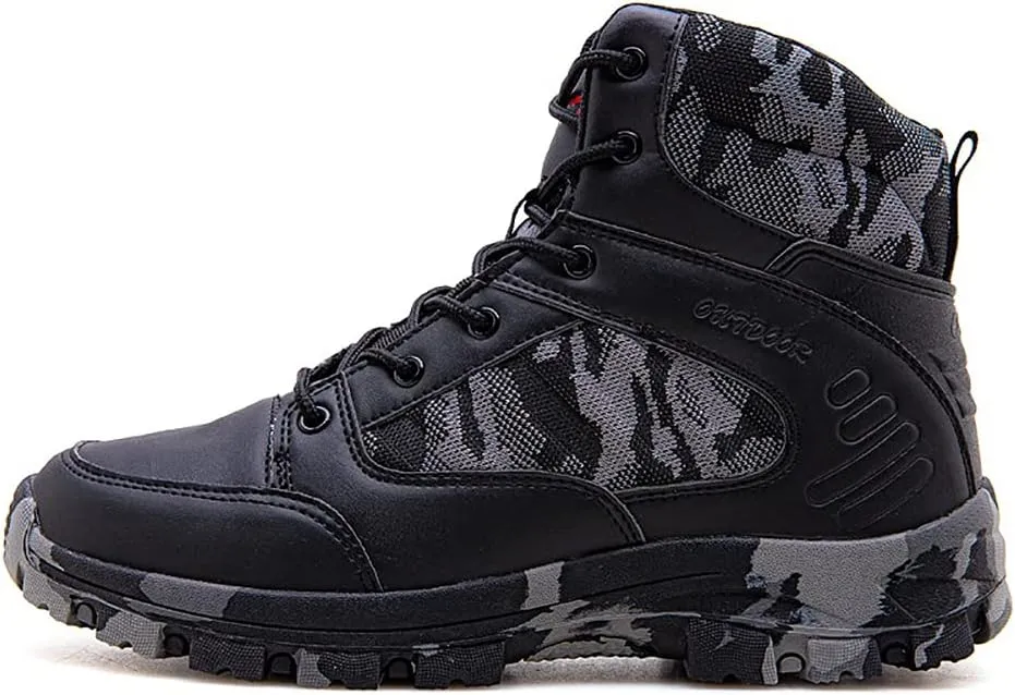 Men's Hiking Boots Outdoor Fashion Athletic Shoes Traveling Camping Training Waterproof High-Top Camouflage Boots