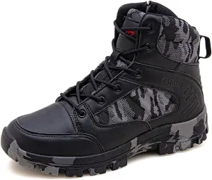 Men's Hiking Boots Outdoor Fashion Athletic Shoes Traveling Camping Training Waterproof High-Top Camouflage Boots