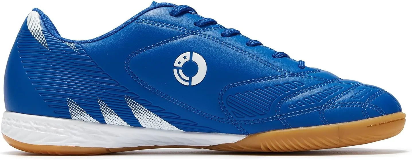 Men's Indoor Soccer Cleats Trainer Rubber Futsal Shoes for Athletic Flat Outsole Training Sneaker