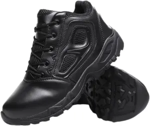 Men's Military Boots Combat Ankle Boots Motorcycle Boots Tactical Plus Size Military Boots Work Safety Shoes Black 41