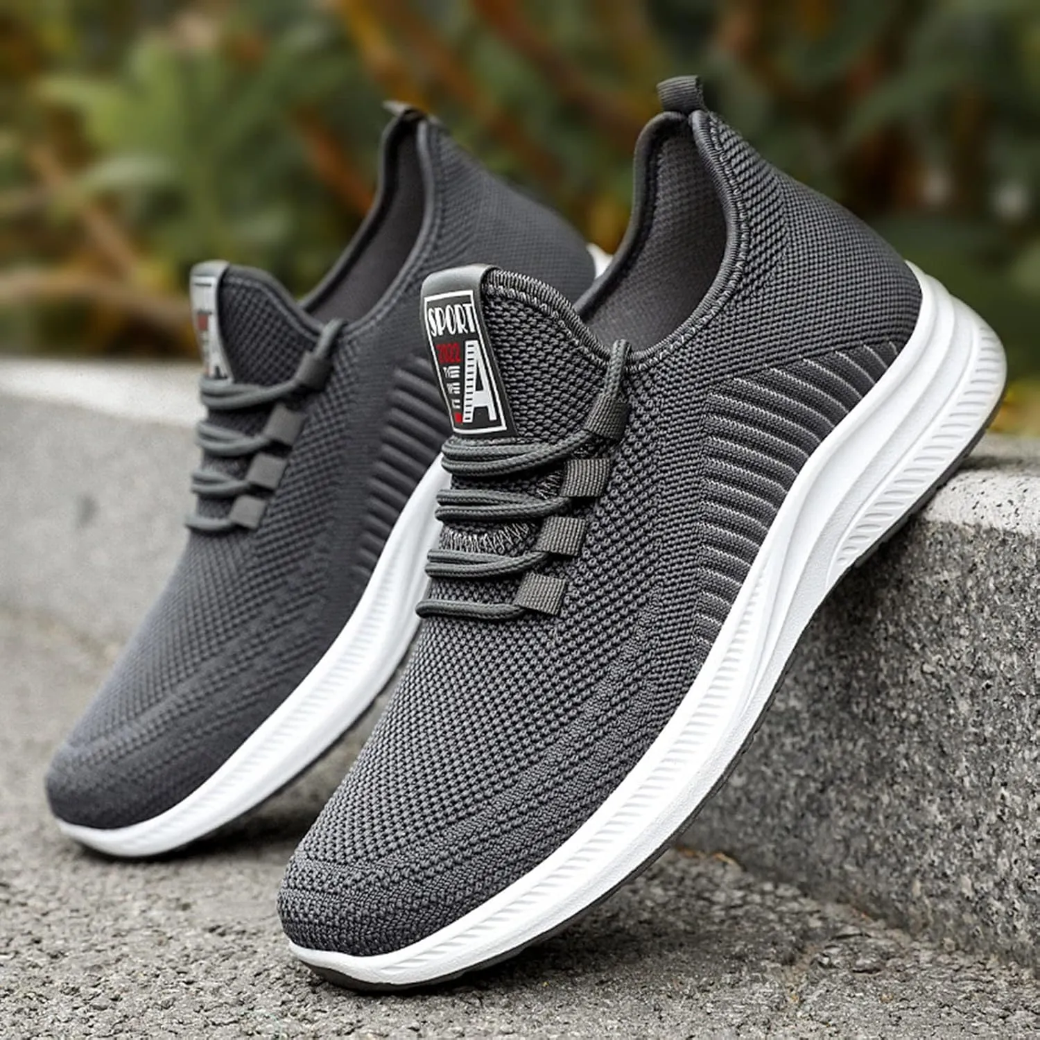Men's Non Slip Barefoot Minimalist Shoes Lightweight Breathable Walking Shoe Gym Tennis Casual Labor Work Shoes