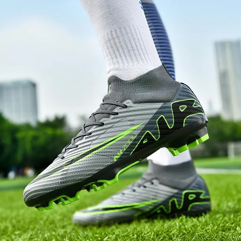 Men’s Soccer Cleats Football Boots Professional Training Turf Mens Outdoor Indoor Sports Athletic Big Boy's Sneaker Indoor Shoes for Kids Soccer