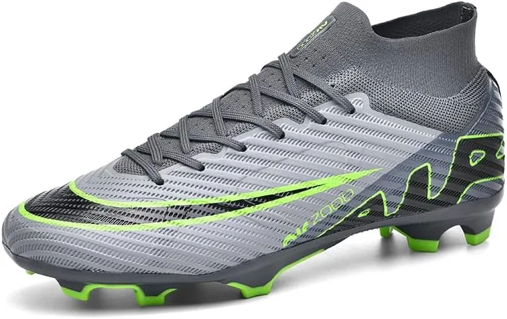 Men’s Soccer Cleats Football Boots Professional Training Turf Mens Outdoor Indoor Sports Athletic Big Boy's Sneaker Indoor Shoes for Kids Soccer