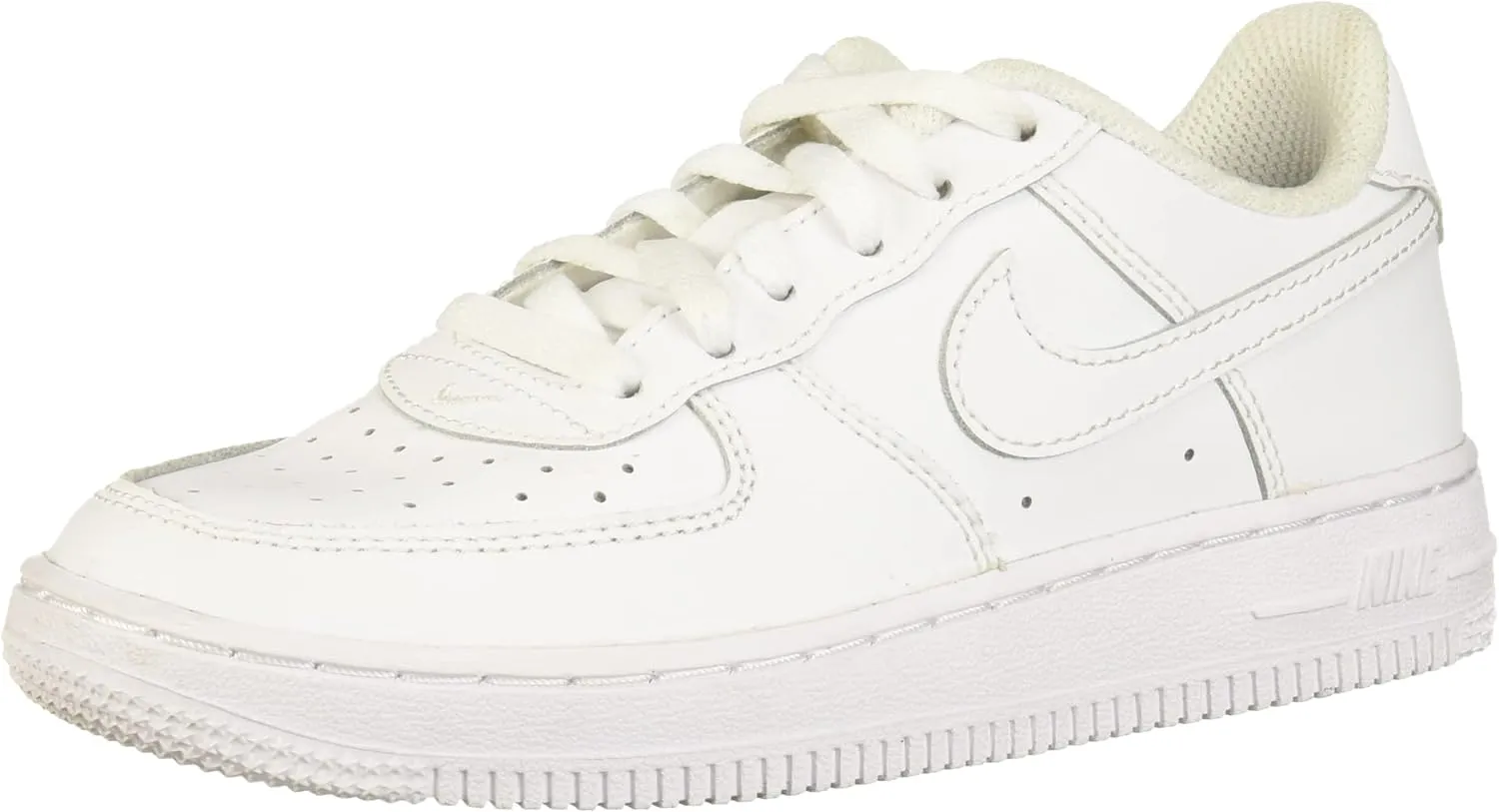 Nike Boy's Air Force 1 Mid LE (Big Kid) White/White 6.5 Big Kid M