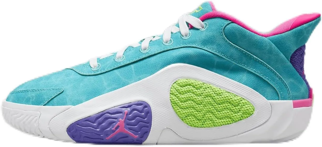Nike Tatum 2 Big Kids' Basketball Shoes (HJ7382-303, Hyper Jade/White/Hyper Pink/Green Strike)