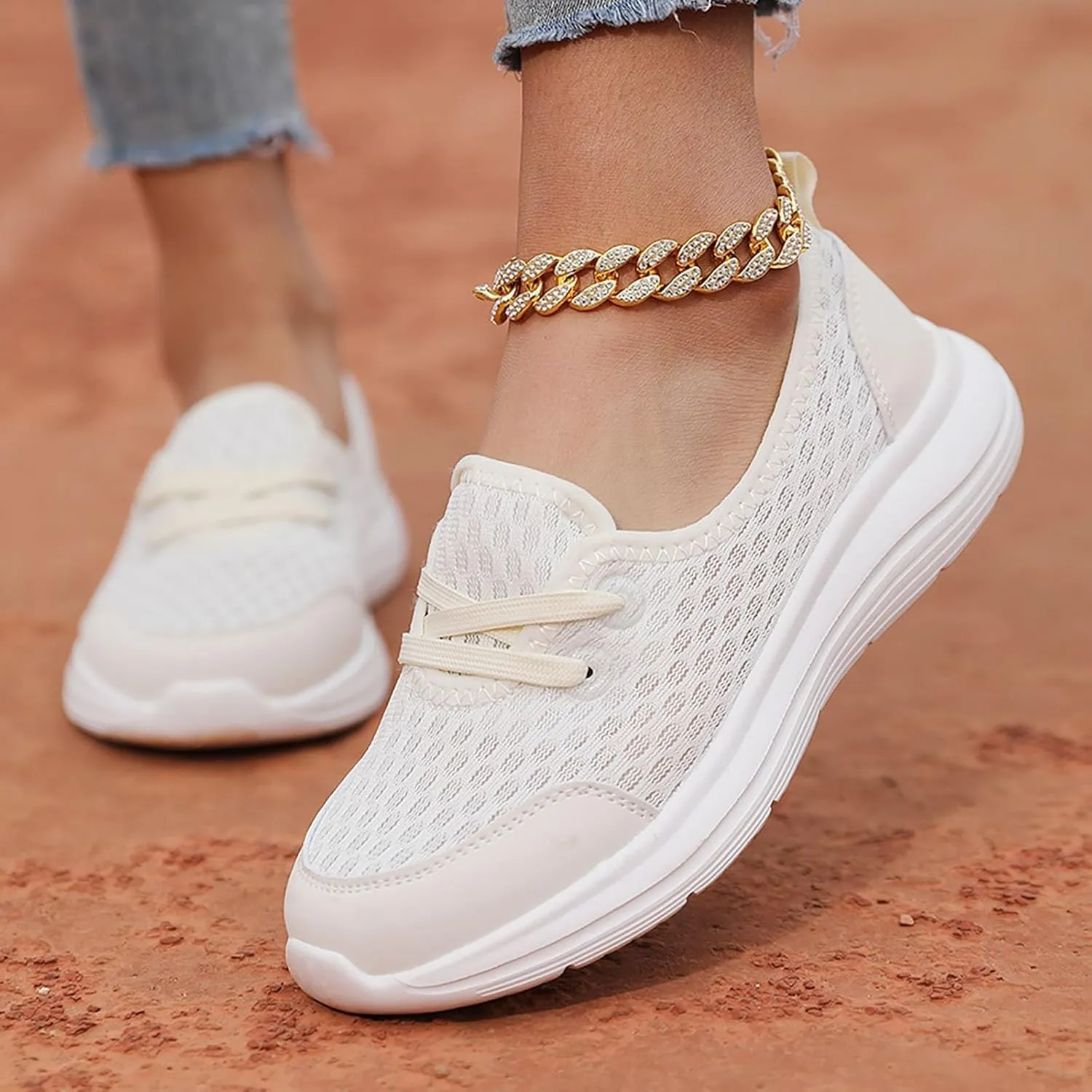 Non Slip Work Shoes Women Food Service Casual Shoes Slip On Men's Fashion Sneakers Running Lightweight Tennis Non Slip White Basketball Shoe Loafers Shoe