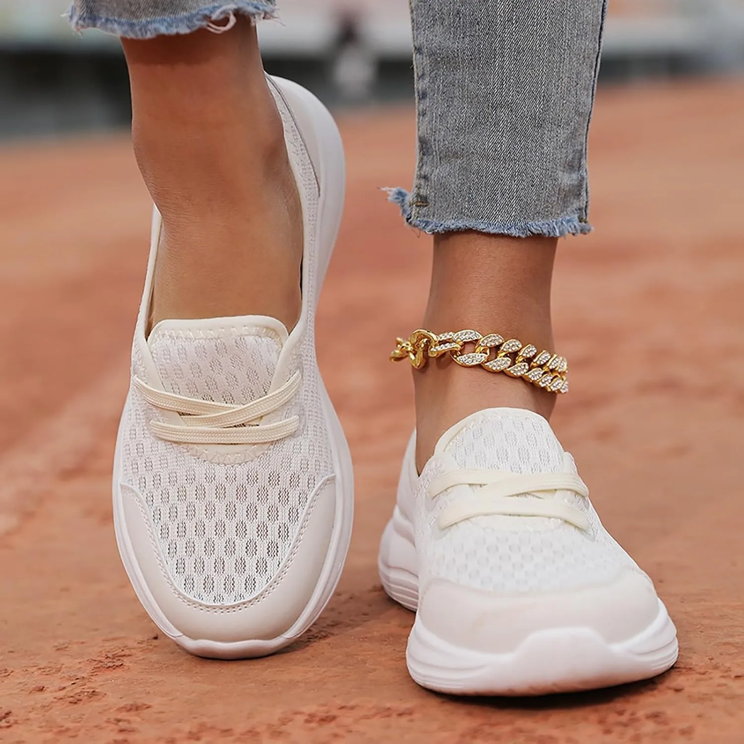 Non Slip Work Shoes Women Food Service Casual Shoes Slip On Men's Fashion Sneakers Running Lightweight Tennis Non Slip White Basketball Shoe Loafers Shoe