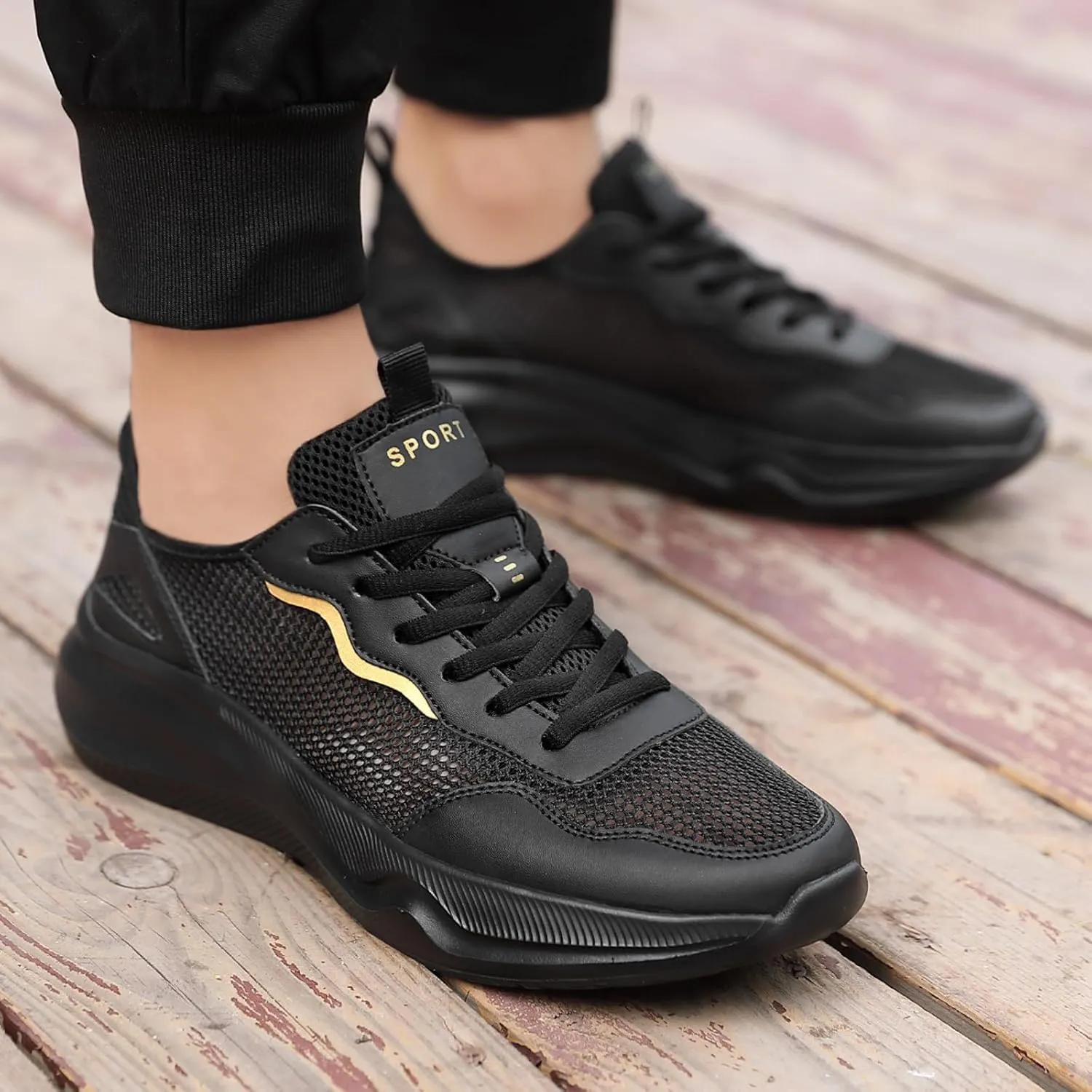 Non Slip Work Sport Shoes for Men Lightweight Sport Gym Jogging Walking Sneaker Men's Comfortable Canvas Shoes