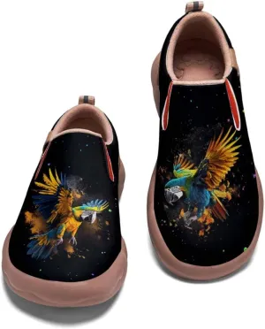Onehorse Kids Slip On Sneakers Boy Girl Walking Casual Loafers Animal Splatter Art Painted Travel Holiday Shoes(Big Kid/Little Kid/Toddler)