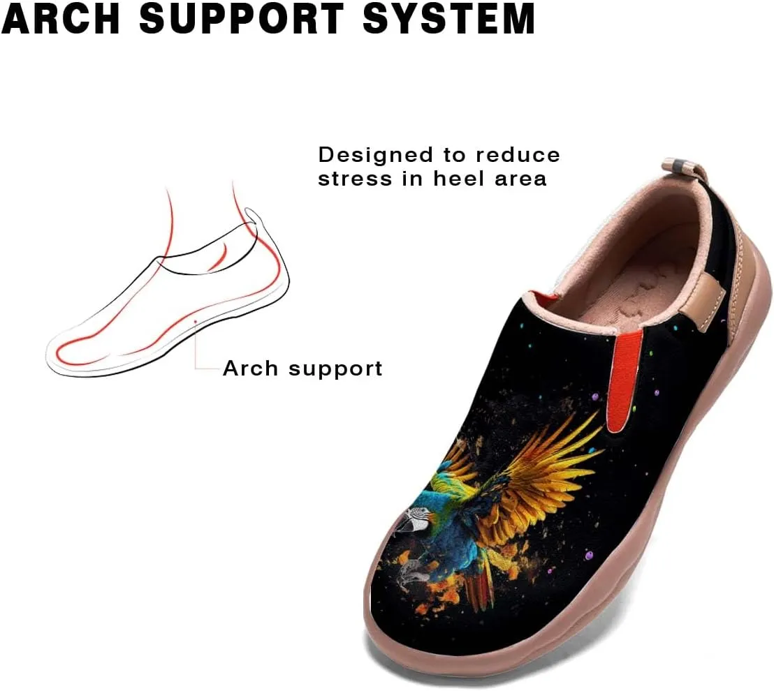Onehorse Kids Slip On Sneakers Boy Girl Walking Casual Loafers Animal Splatter Art Painted Travel Holiday Shoes(Big Kid/Little Kid/Toddler)