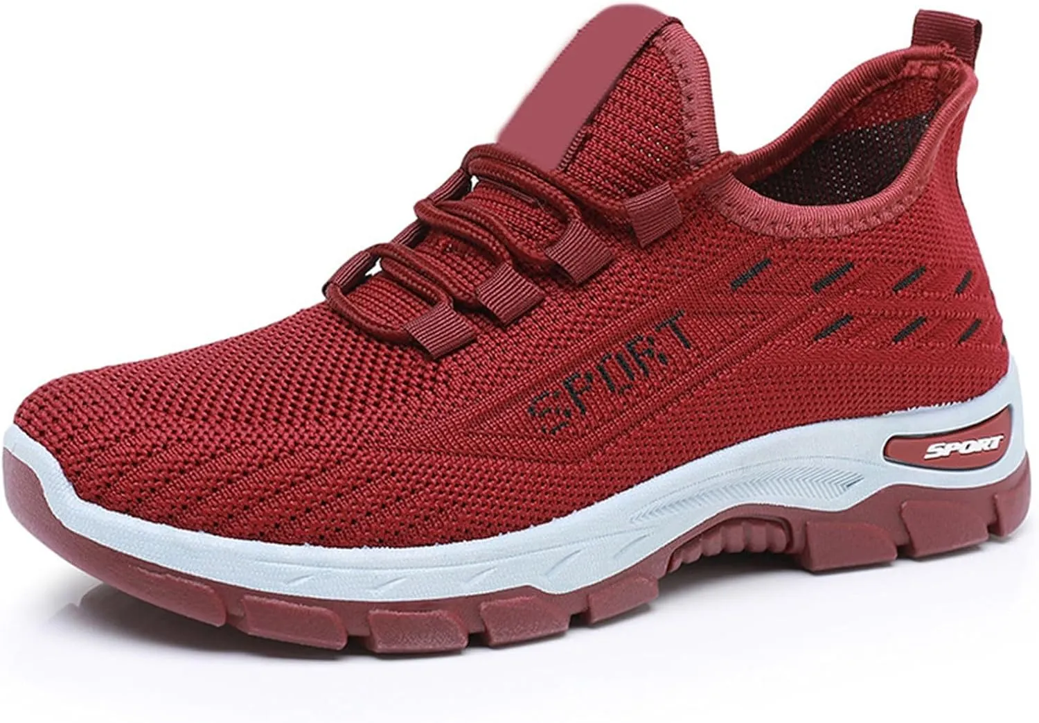 Orthopedic Womens Sneakers Mesh Breathable Fashion Lace Up Walking Running Shoes Comfortable Tennis Shoes Non Slip Lightweight Casual Sneakers for Women