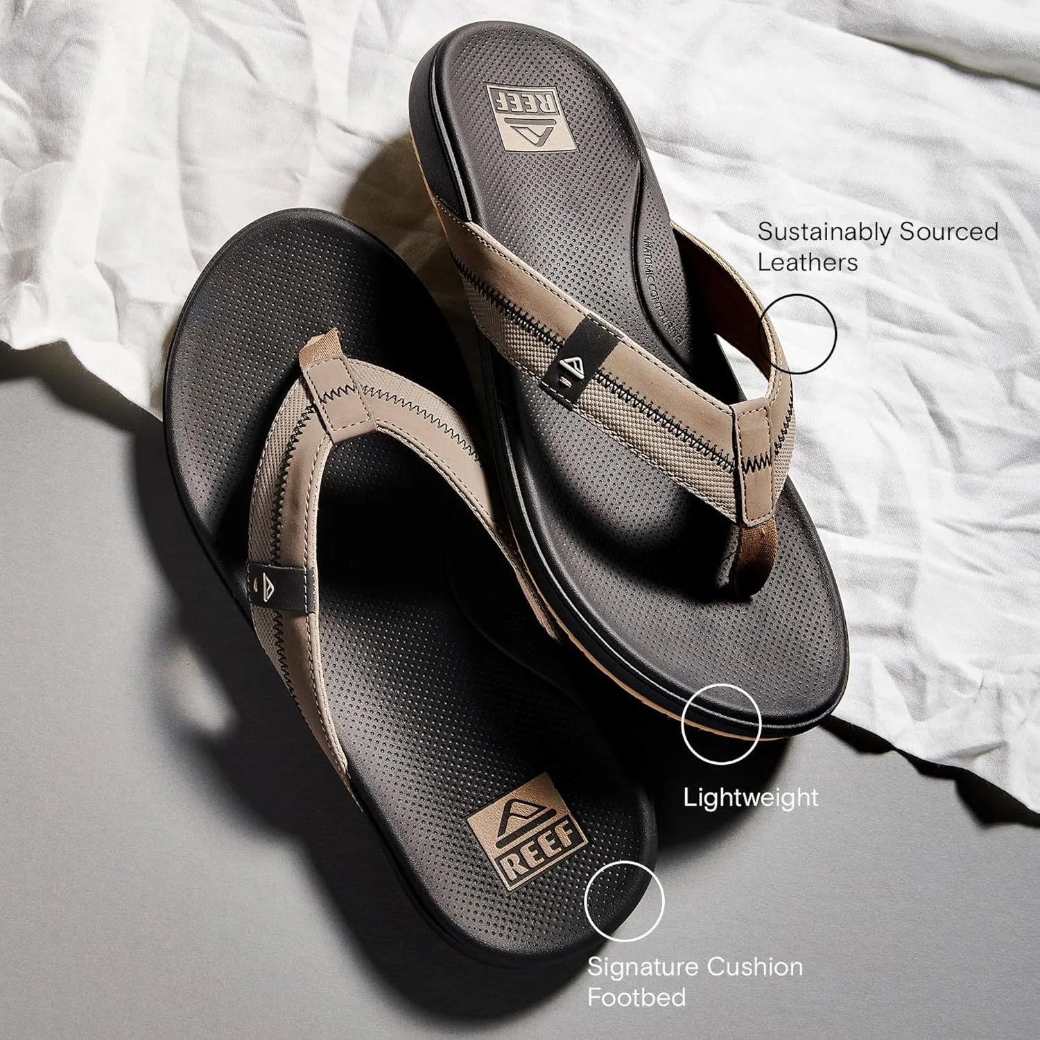 REEF Cushion Phantom 2.0 Men's Flip Flop, Ultra Soft Cushion Footbed