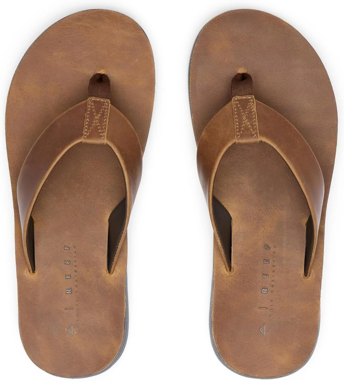 REEF Ojai Classic Men's Premium Leather Sandal, Soft Cushion Footbed