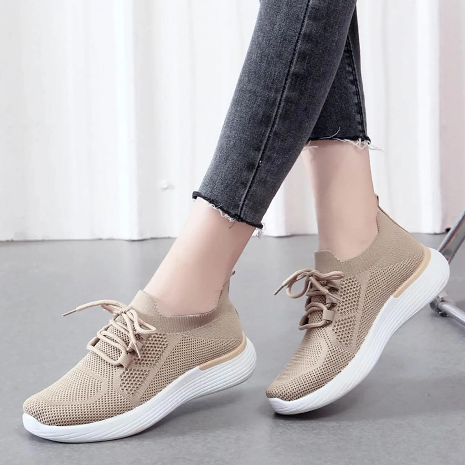 SBGMoSJ Women Sneakers Black Casual Zapatos CóModos Para Embarazadas Wide Width White Canvas Tennis Shoes for Women Women Sneakers Size 6 Wide Women Orthopedic Sneakers Wide