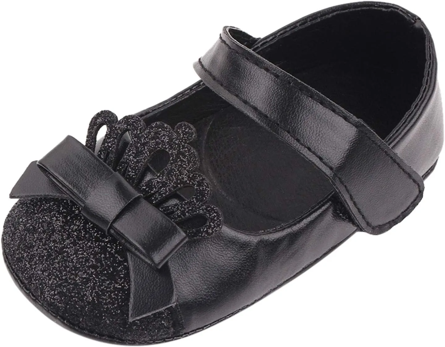Size 6 Toddler Shoes Girls Shoe Walking Soft First Leather Girls Crown Shoe Princess Kids Girls Shoes Size 11