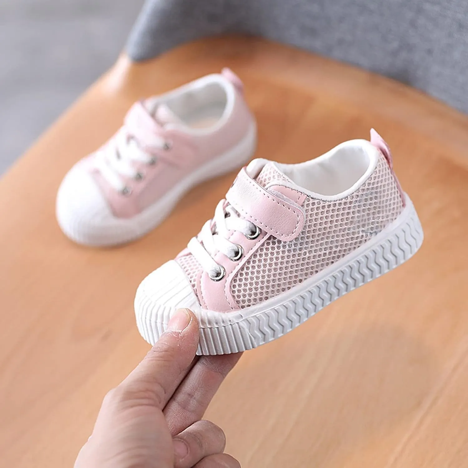 Sneakers for Girls Outdoor Lightweight Tennis Running Kids Walking Breathable Non-Slip Soft Sole Casual Shoes