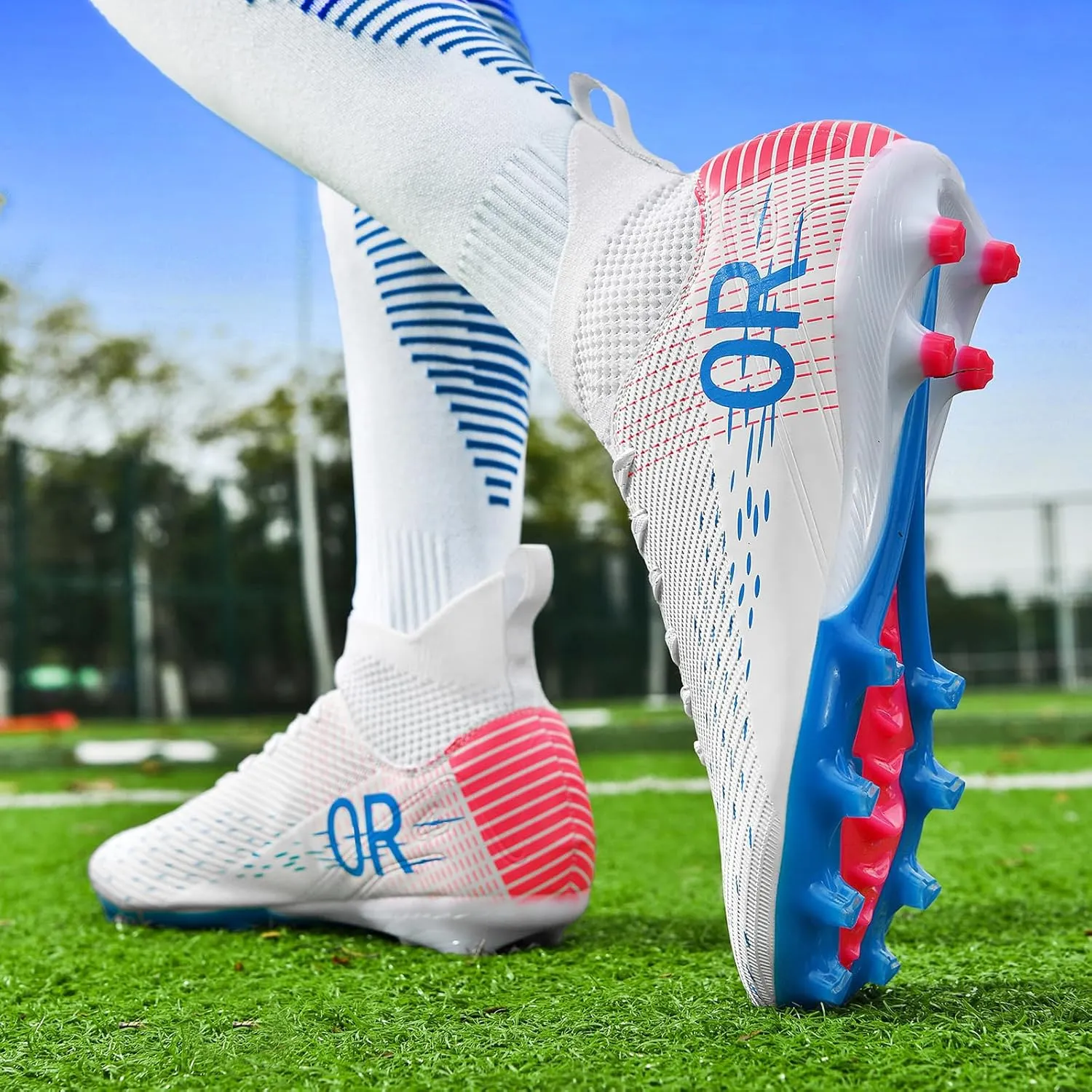 Soccer Cleats for Mens Womens Indoor Turf Soccer Shoes Youth AG TF Training Football Boots Unisex