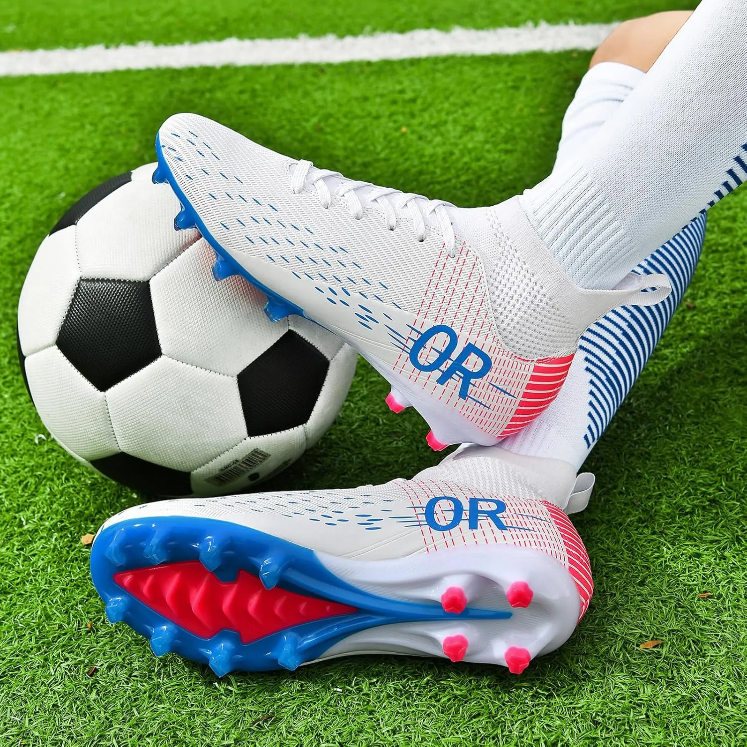 Soccer Cleats for Mens Womens Indoor Turf Soccer Shoes Youth AG TF Training Football Boots Unisex