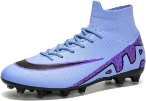 Soccer Cleats Men Soccer Boots Outdoor Turf Training Youth Soccer Cleats High-Top for Big Boys Soccer Shoes