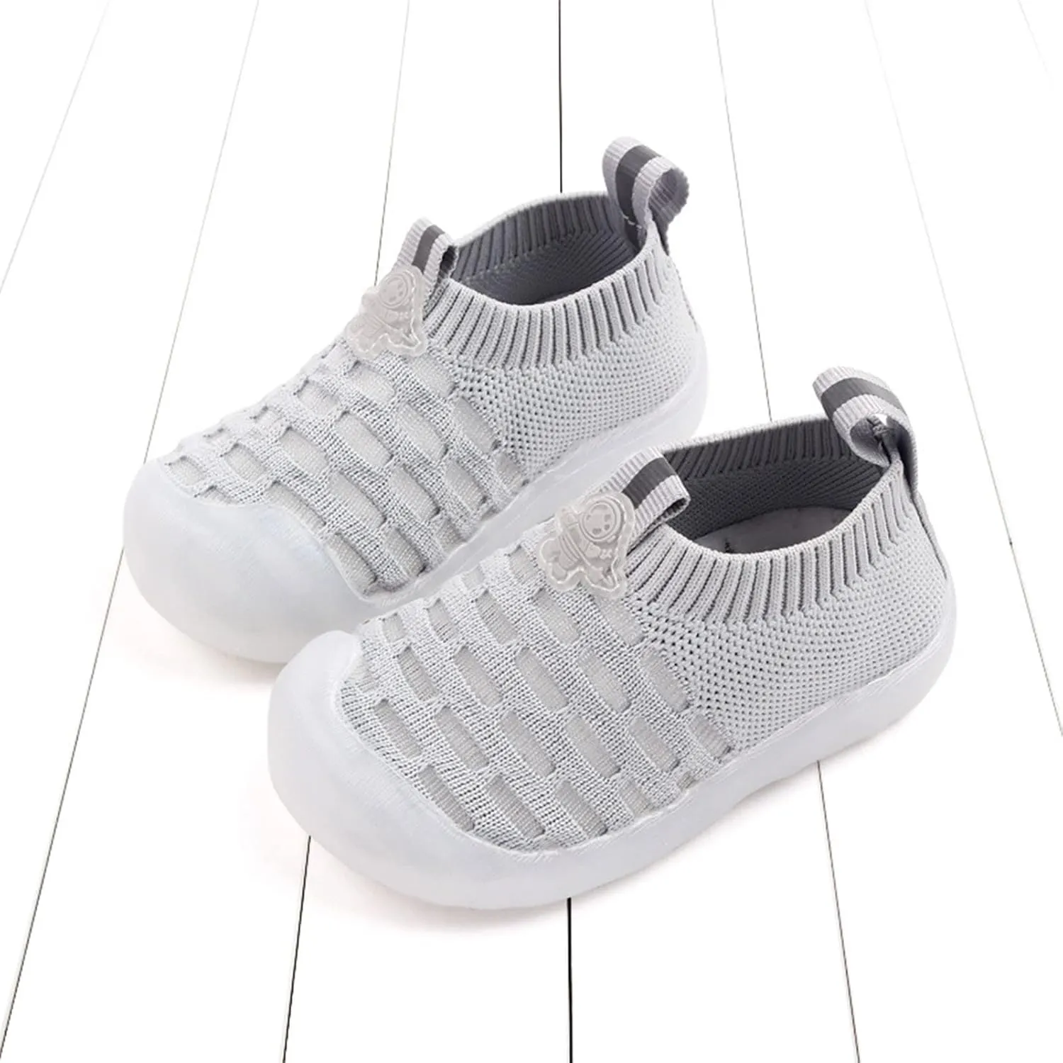 Spring and Summer Children Toddlers Boys and Girls Sports Shoes Flat Bottom Soft Fly Woven Size 5 Girls Tennis Shoes