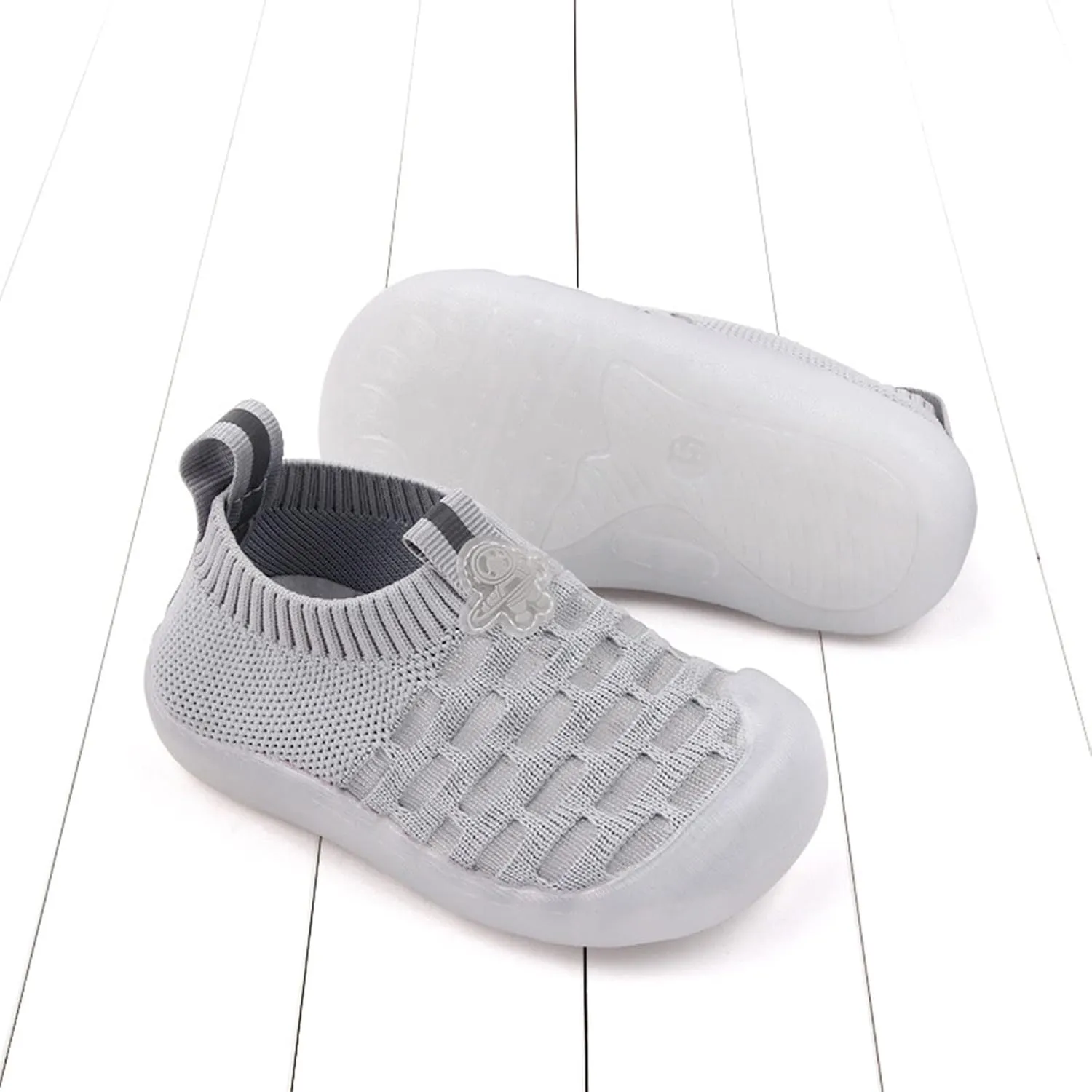 Spring and Summer Children Toddlers Boys and Girls Sports Shoes Flat Bottom Soft Fly Woven Size 5 Girls Tennis Shoes