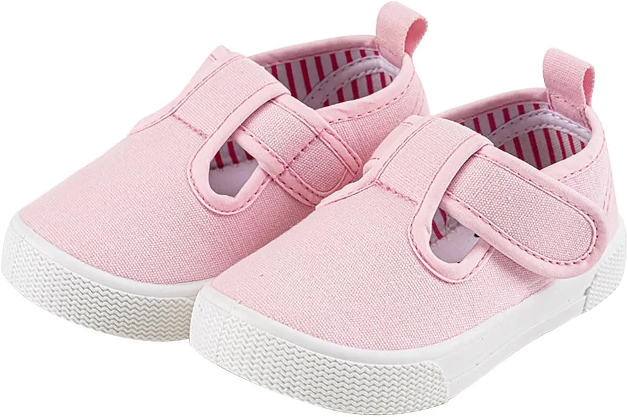 Toddler Baby Boy Girl Shoes Flat Shoes Bao Head One Foot Off Girl Canvas Shoes Baby Soft Sole Casual 18month Girl Shoes
