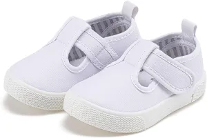 Toddler Baby Boy Girl Shoes Flat Shoes Bao Head One Foot Off Girl Canvas Shoes Baby Soft Sole Casual 18month Girl Shoes