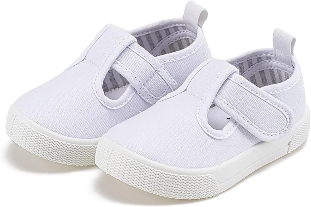 Toddler Baby Boy Girl Shoes Flat Shoes Bao Head One Foot Off Girl Canvas Shoes Baby Soft Sole Casual 18month Girl Shoes