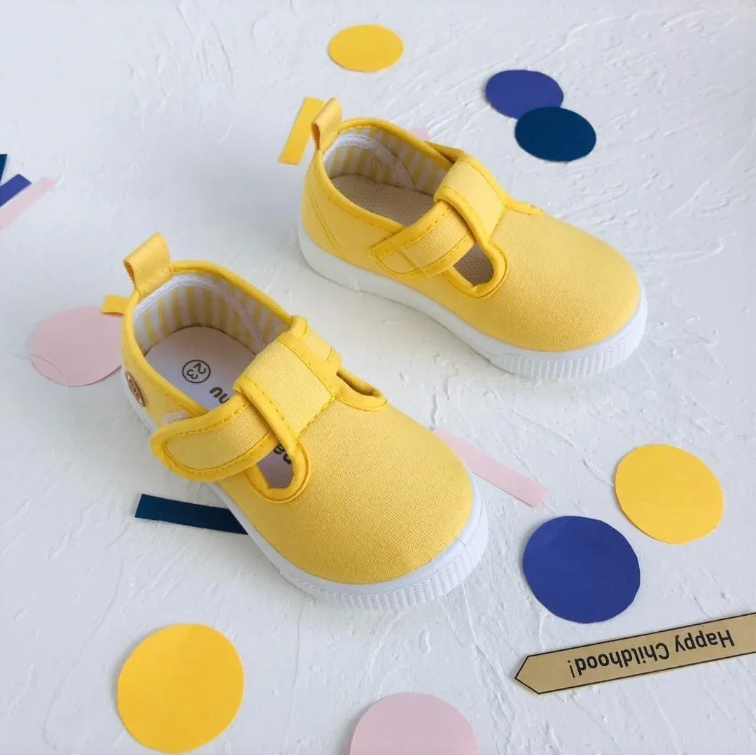 Toddler Baby Boy Girl Shoes Flat Shoes Bao Head One Foot Off Girl Canvas Shoes Baby Soft Sole Casual 18month Girl Shoes