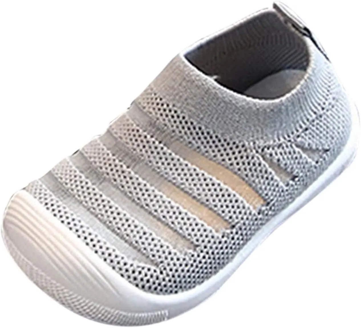 Toddler Basketball Shoes Summer and Autumn Cute Girls Flying Woven Mesh Breathable Flat Solid Little Girl Toddler Shoes