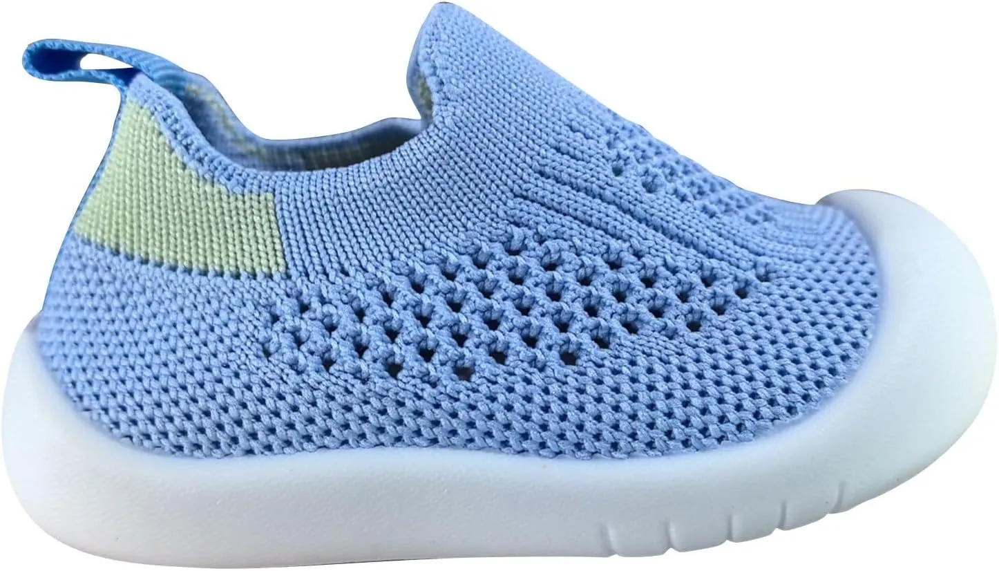 Toddler Boys Girls Shoes Baby Slip on Sock Shoes Lightweight Casual Walking Sneakers Summer Mesh Shoes