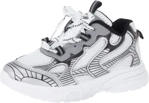 Toddler Shoes Boys Girls Tennis Shoes Kids Mesh Breathable Sneakers Non Slip Lace-up Running Athletic Sports Shoes