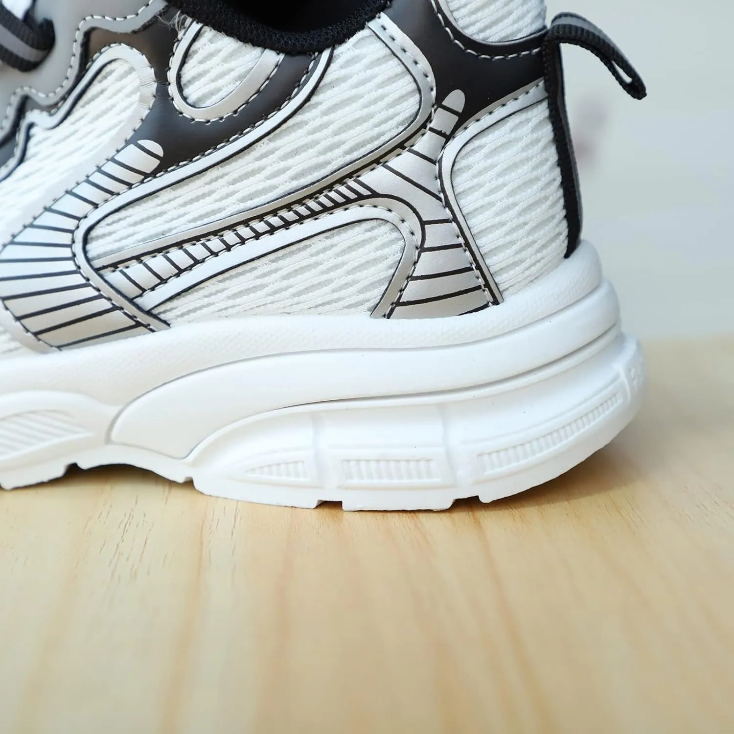 Toddler Shoes Boys Girls Tennis Shoes Kids Mesh Breathable Sneakers Non Slip Lace-up Running Athletic Sports Shoes