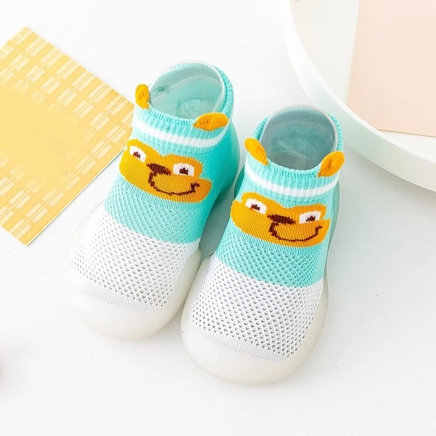 Toddler Shoes Boys Size 3 Summer and Autumn Comfortable Infant Toddler Shoes Cute Deer Rabbit Pattern Children Mesh Breathable Floor Infants Size 3 Shoes