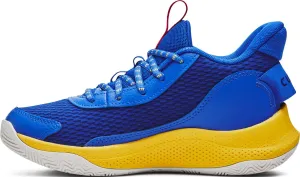 Under Armour Big Kids Grade School Curry 3Z7 Basketball Shoes 3026623 (Blue/White/White, US Footwear Size System, Big Kid, Numeric, Medium, 4)
