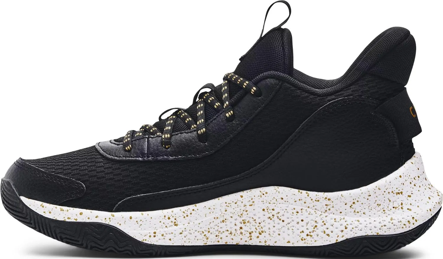 Under Armour Men's Curry 3Z7 Basketball Shoes 3026622 (Black/Metallic Gold - 001, US Footwear Size System, Adult, Men, Numeric, Medium, 9.5)