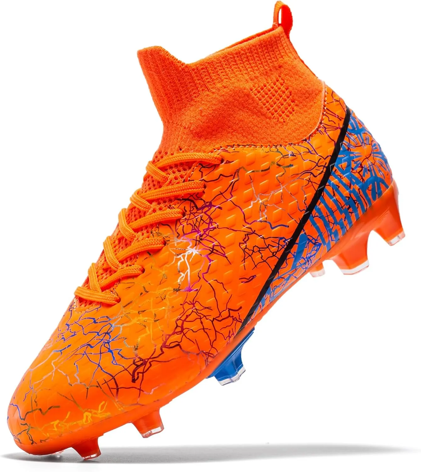 Unisex-Child Soccer Cleats Lightweight Training Football Shoes for Youth