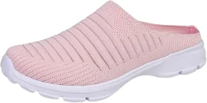 Unisex Mesh Orthopedic Breathable Solid Color Casual Slingback Shoes Comfortable Lighweight Sneakers Soft Sole Slip on Comfy Outdoor Walking Shoes