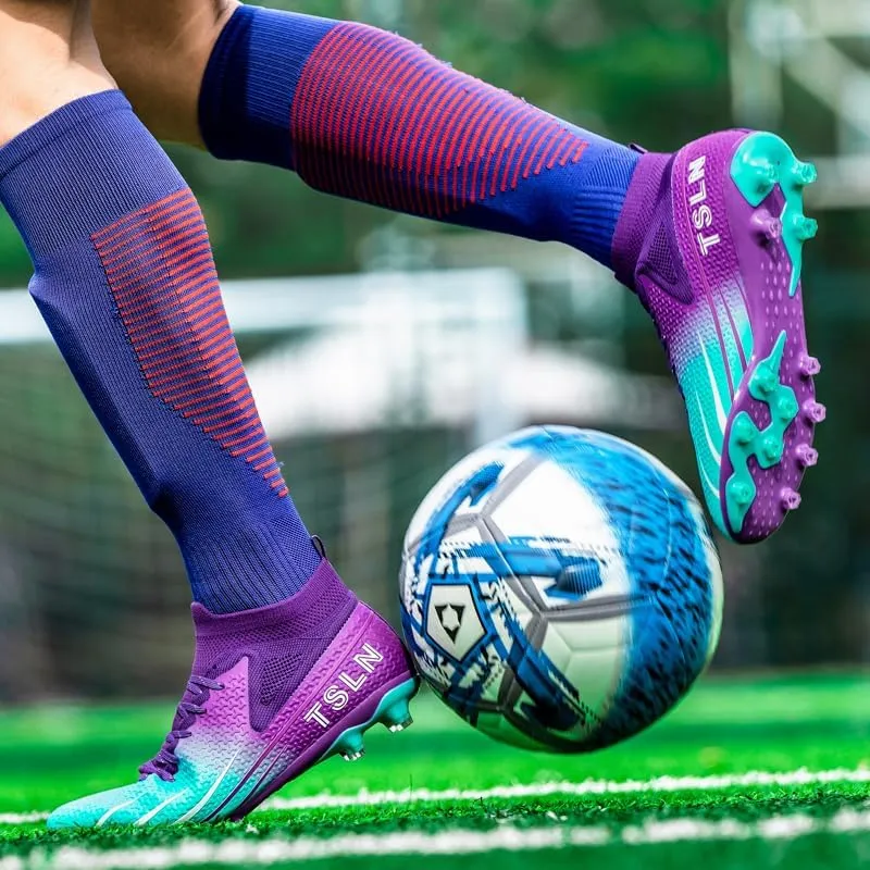 Unisex Soccer Shoes for Adults, Lightweight, Indoor Soccer Training Shoes for Big Kids.