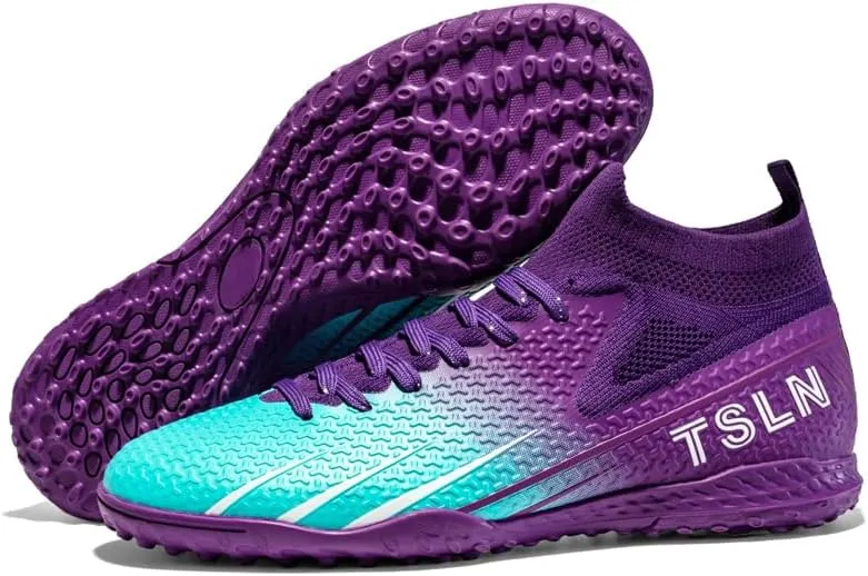 Unisex Soccer Shoes for Adults, Lightweight, Indoor Soccer Training Shoes for Big Kids.