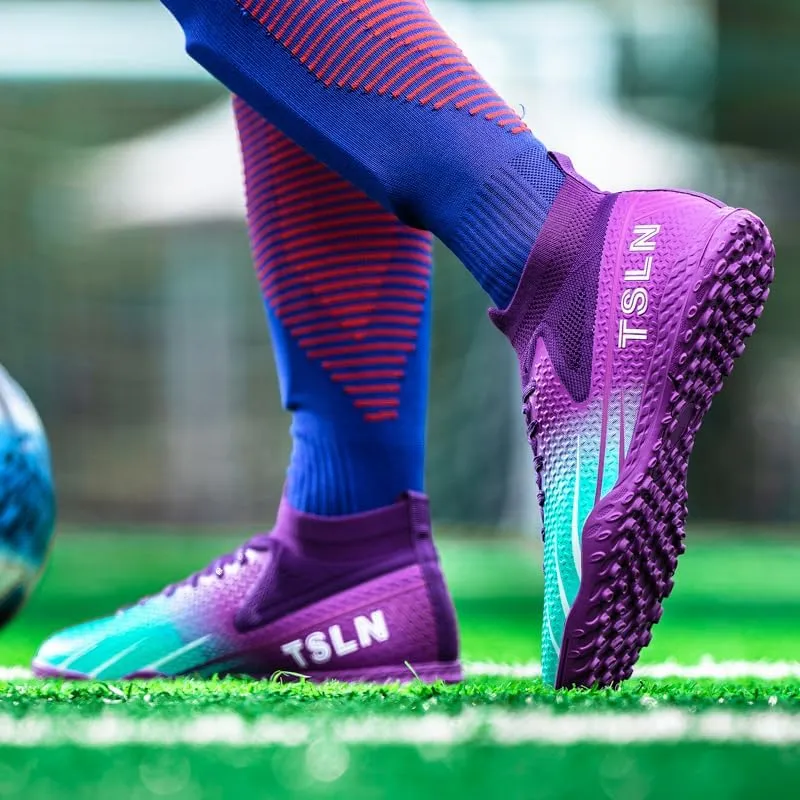 Unisex Soccer Shoes for Adults, Lightweight, Indoor Soccer Training Shoes for Big Kids.