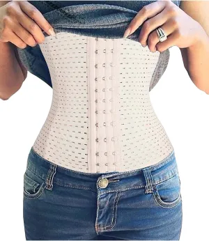 Waist Trainer Corset Breathable and Invisible Waist Shaper Training Waist Cincher for Women Tummy Control