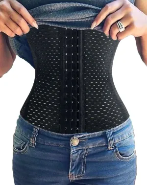 Waist Trainer for Women Tummy Control Body Shaper Waist Cincher Shapewear with Steel Bones