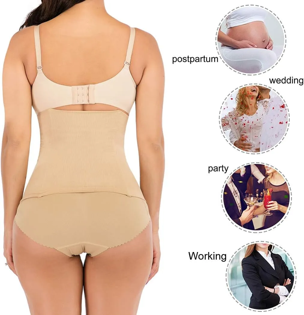 Waist Trainer for Women Tummy Control Shapewear Waist Cincher Slim Body Shaper