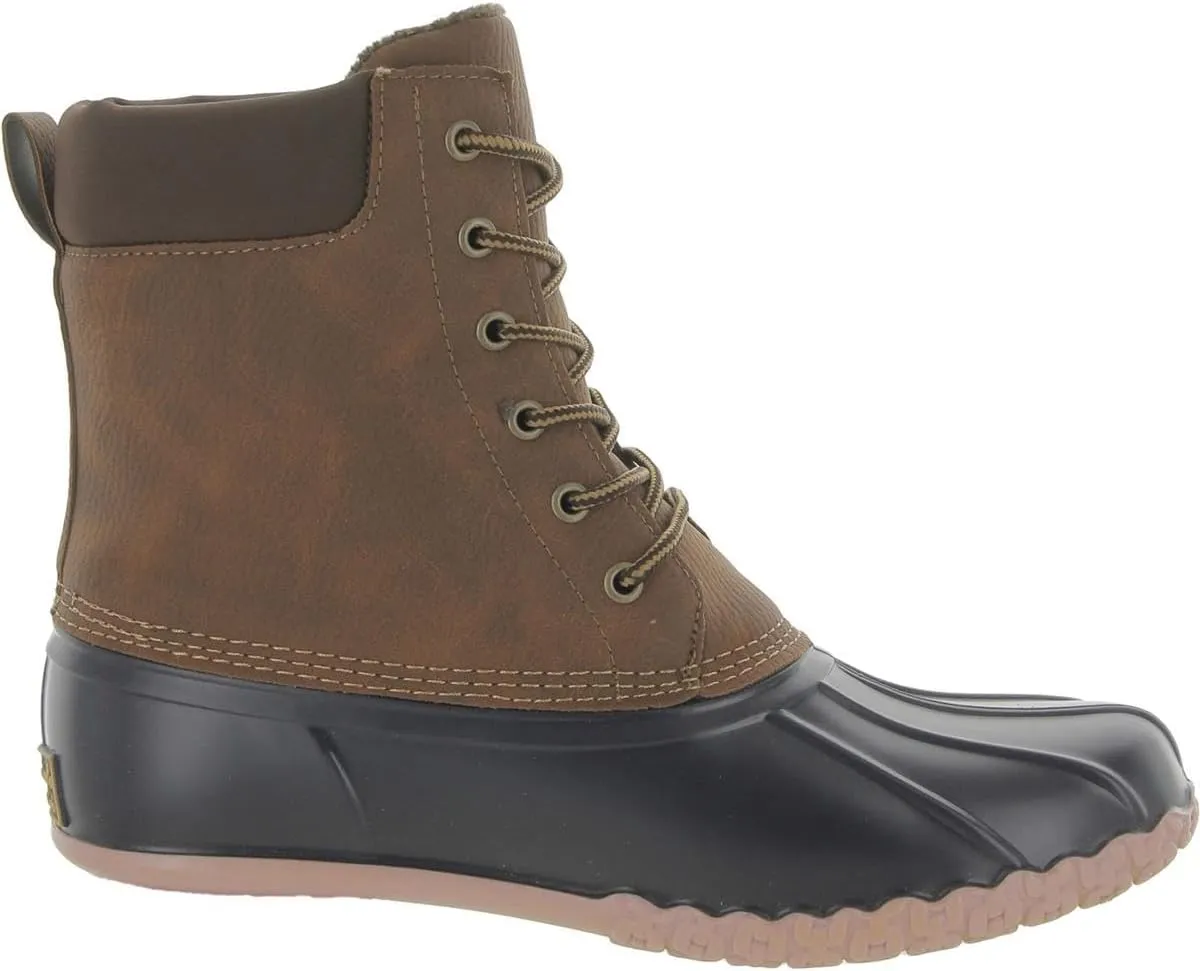 Weatherproof Vintage Mens Adam II Faux Leather Round Toe Combat & Lace-up Boots