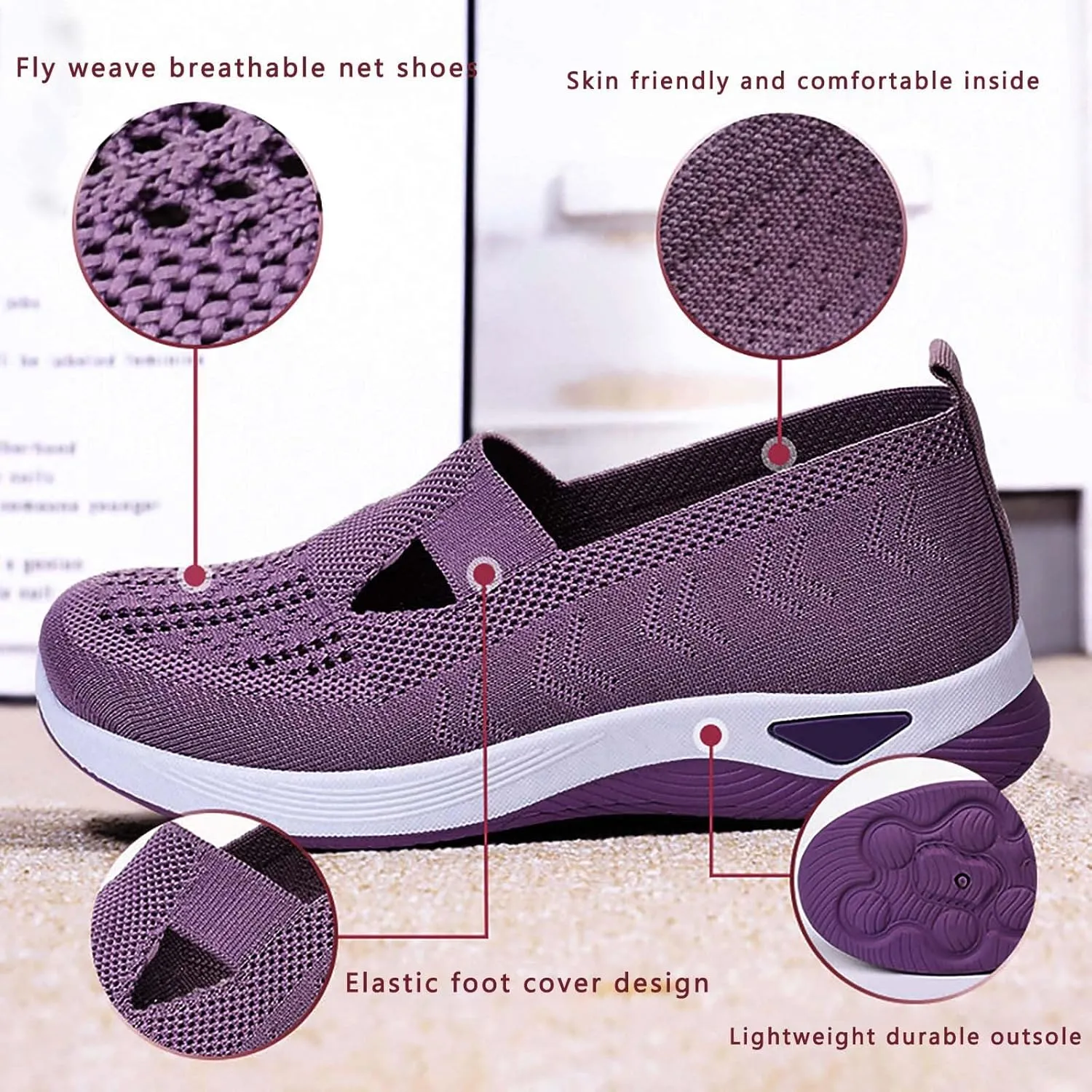 Women Shoes Dressy Comfortable Dress Sneakers Men Wide Black Loafers Women Platform Comfy Casual Closed Back Christmas Shoes for Women Round Toe Flats Comfortable