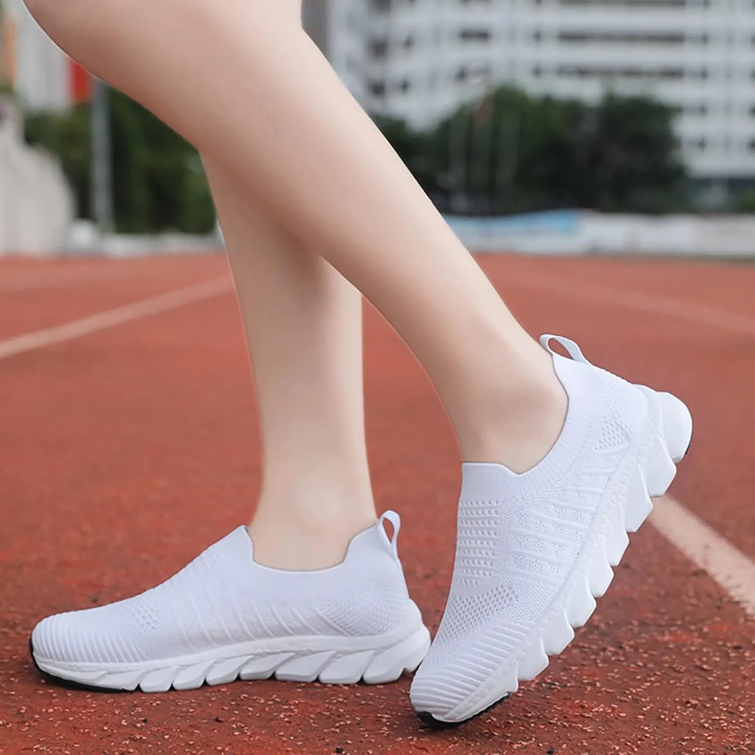 Women's Athletic Walking Shoes Slip On Casual Mesh Mens Running Shoes Lightweight Women Shoes Casual Men's Fashion Sneakers Slip On Tennis Shoe Loafers Dress Shoe