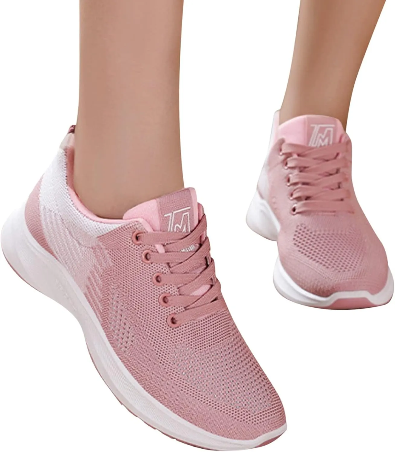 Womens Fashion Sneaker Summer Breathable Slip on Casual Running Shoes Comfortable Lighweight Sneakers Soft Sole Non Slip Comfy Outdoor Walking Shoes for Women