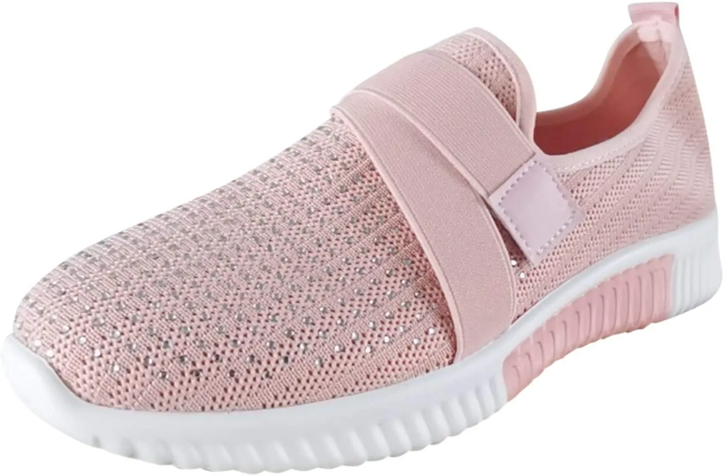 Women's Fashion Sneakers Lace Up Breathable Casual Waking Shoes Trail Running Shoes Men Glitter Loafers Women Shoes Womens White Platform Sneakers