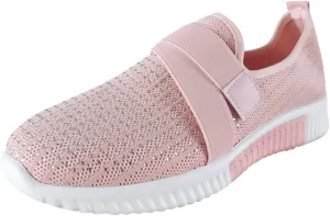 Women's Fashion Sneakers Lace Up Breathable Casual Waking Shoes Trail Running Shoes Men Glitter Loafers Women Shoes Womens White Platform Sneakers
